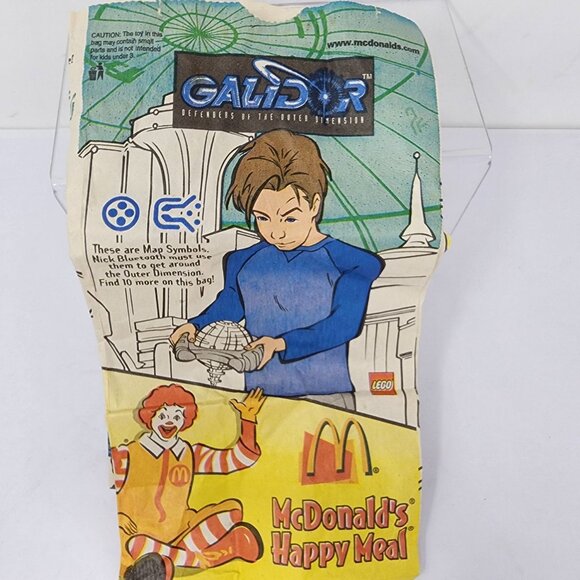 Lego Gladiator Set of 5 2002 McDonalds Happy Meal Toys Sealed with Bonus - Picture 7 of 8